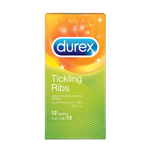 Durex Tickling Ribs Ribbed Condoms 12 Pack